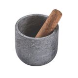 Pilão Mortar Tramontina Organic Em Madeira Cumaru E Pedra Sabão 12 Cm Tramontina