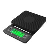 Balança Digital Multifuncional, 3kg, Temporizador, Pilha Aaa
