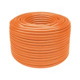 MANGUEIRA SUPER FLEX EM PVC LARANJA PARA JARDIM DE 1 2 COM 200 METROS TRAMONTINA