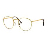 Armação Ray-ban Rx3637v 3086 53 Dourado Metal Incolor