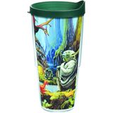 Tervis 1358342 star Wars - Empire 40th Yoda Insulated Tumbler, 24oz, Clear - Tritan