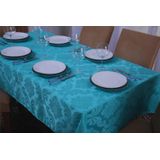 Toalha De Mesa Quadrada Tiffany 1,35x1,50 - Tecido Jacquard