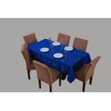 Toalha De Mesa Retangular 6 Lugares Jacquard 1,35x2,00