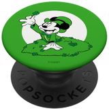 Disney Mickey Mouse Green Four Leaf Clover St. Patrick's Day PopSockets PopGrip: Aperto permutável para telefones e tablets