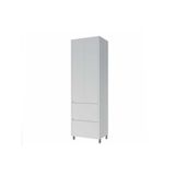 Armário De Cozinha Modulado Paneleiro Rainha C/ 2 Portas E 2 Gavetas 70cm Branca - Nesher