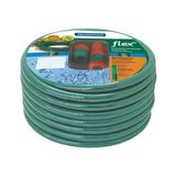 MANGUEIRA FLEX EM PVC VERDE PARA JARDIM COM 6 METROS E COM ENGATES PLASTICOS TRAMONTINA