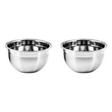 Tigela Inox Profissional Multiuso 2l 20cmx12cm