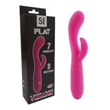 Vibrador Rabbit Recarregável Flat Ponto G