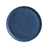 6 Pratos Rasos Stoneware Bio Boreal 27,5cm Azul Porto Brasil