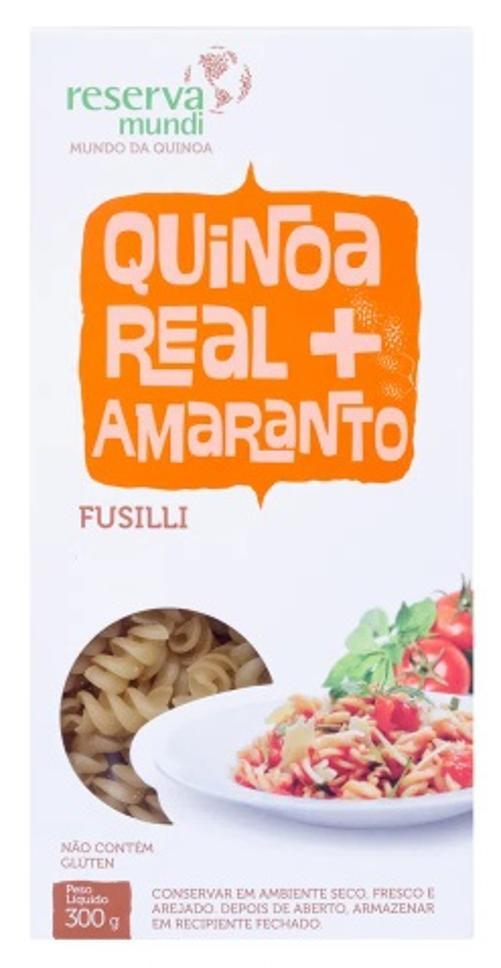 Macarrão Fusilli De Quinoa Sem Glúten Reserva Mundi 300g