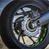 4 Adesivo Premium Yamaha Fazer Cor Verde