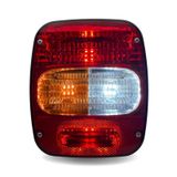 Lanterna Traseira Led Ford Volks Euro 5 Esq 24v Metalizado