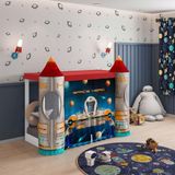 Mini Cama Infantil Maldivas Azul Com Led