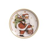 Conjunto 6 Pratos Santa Claus Porto Brasil 20,5cm