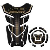 Kit Adesivo Protetortanque E Bocal Honda Cb 650r + 2018 Dourado Dourado