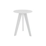 Mesa Cabeceira Infantil Retrô 7103 Branco Brilho - Peroba