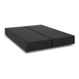 Base Box Sommier Queen (158x198x25) Kappesberg Cr35175 Preto Preto