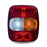 Lanterna Traseira Led Ford Volks Euro 5 Lado Direito Sem Vigia Metalizado 12v Lantersul