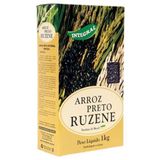 Arroz Negro Integral Ruzene 1kg - Grão Curto E Macio