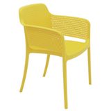Cadeira Tramontina Gabriela Em Polipropileno E Fibra De Vidro Amarelo Tramontina