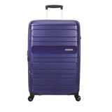 Mala De Viagem Grande Em Polipropileno American Tourister By Samsonite Sunside Cadeado Tsa Azul