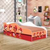 Mini Cama Fun Tropa Bombeiros Infantil Com Colchão