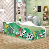Mini Cama Fun Partida De Futebol Infantil Com Colchão