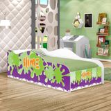 Mini Cama Fun Slime Menino Infantil Com Colchão