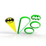 Cortador Batman - Luz Chamada Tamanho 6 Cm