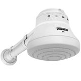 Ducha Faminho 4 Temperaturas Com Cano De 30cm Branco 220 Volts 6800 Watts - 3859 - Fame