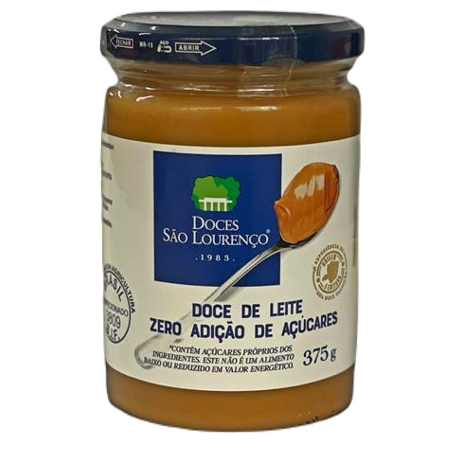 Doce De Leite Zero São Lourenço 375g - Sem Açúcares