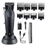 Máquina Cortar Cabelo Profissional 5w Sem Fio Kemei Km 2296