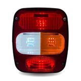 Lanterna Traseira Led Ford Volks Euro 5 Dir. Branco 24v