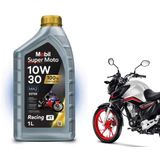 Óleo Mobil Sintético 4t 10w-30 Api Sn - Mobil Super Moto 1l