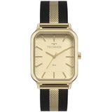 Relógio Technos Feminino Bicolor Aço Dourado 3,3cm Wr 5atm