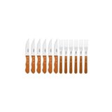 Jogo Para Churrasco Dynamic Jumbo Em Aço Inox E Cabos De Madeira Natural 12 Peças