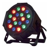 Refletor Par Led 18 Digital Rgb Dmx Canhão Bivolt Jdb-18