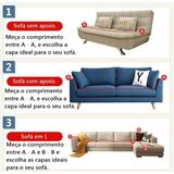 Capa Sofa Spandex 1 Lugar 90-140cm - Resistente E Durável