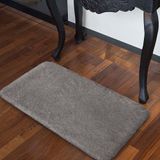 Tapete Para Sala Felpudo Melody Bege 0,47x0,90m Jolitex