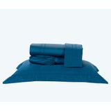 Lençol Casal Pádua 400 Fios Algodão Egípcio Azul