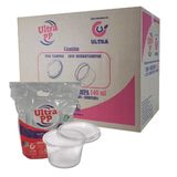 Pote Descartável 145ml C/ Tampa - Ideal Congelados, Doces