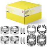 Kit Pistão Anel Motor Std 1.6 8v Ea111 Metal Leve Spa9133