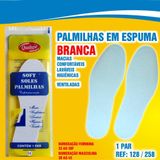 Palmilha Qualypé Soft Soles Branco 42 - Conforto Pés