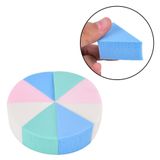 Kit 8 Esponjas Maquiagem Triangulares Tipo Fatia Pizza