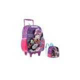 Kit Mochila + Lancheira Minnie Xeryus - Com Rodinhas