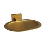 Saboneteira Eterna Inox Gold Matte 304 - Fixação Parede