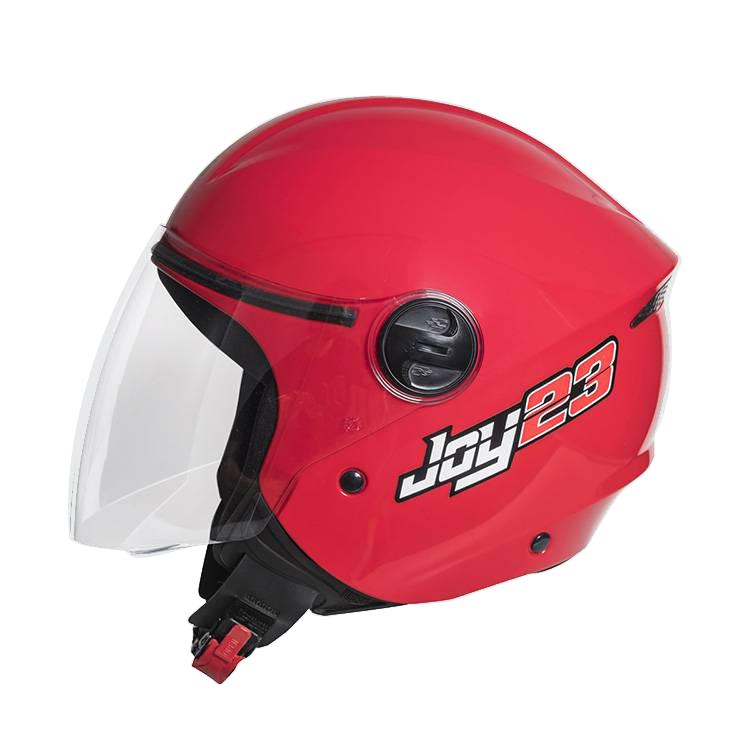 Capacete Moto Joy 23 Taurus Aberto Várias Cores Motoboy  - Vermelho - 56