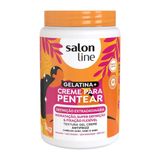 Creme Pentear + Gelatina Salon Line Extraordinária 1kg