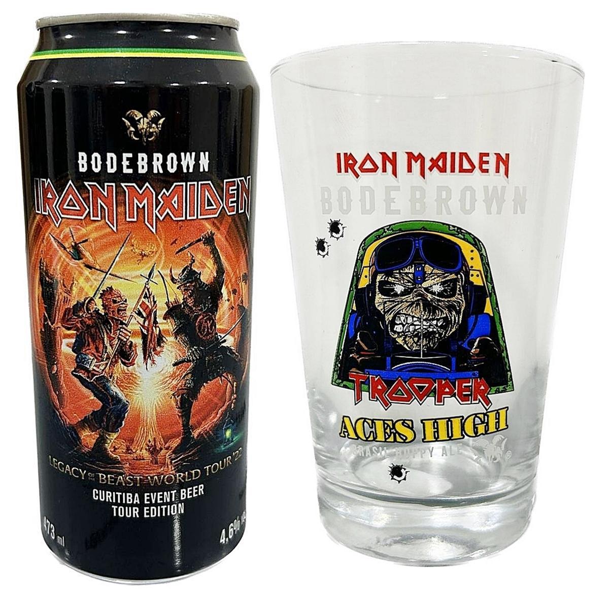 Kit Cerveja Legacy + Copo 350ml Iron Maiden 2022