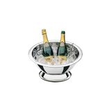 Champanheira Tramontina Rotonda Em Aço Inox Com Suporte Para 4 Garrafas 42 Cm 11,9 L Tramontina